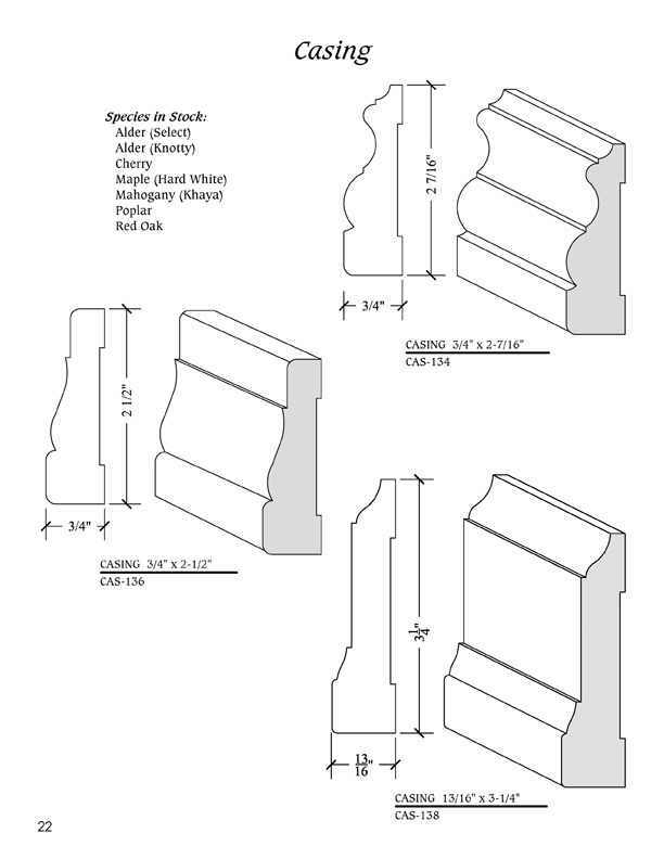 solid wood Door and Window Casing & Back Band