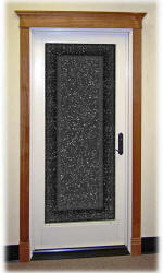 Craftsman style wood door trim with 2-in-1 legs and Architrave