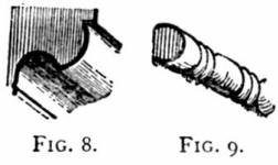 Mouldings (Molding) - bird's beak, astragal (bead & reel)