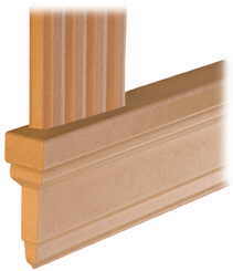 NEWOOD Moulding 3-1/4" window sill extension with 3-1/8" leg