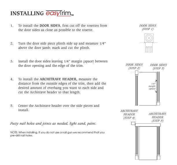 how to install door / hall casing with architrave 2