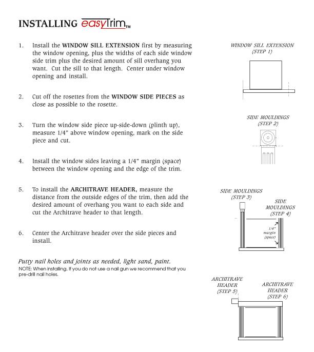 how to install window casing with architrave 2