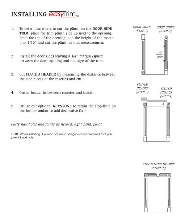 how to install door and hall casing with rosette, flute, plinth 2