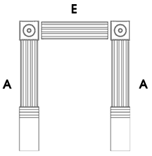 3-in-1 Door Trim with Fluted Header parts