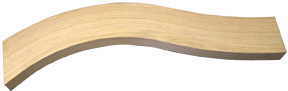 solid wood radius molding