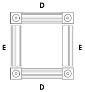 drawing Window Trim with Rosettes and fluted casing