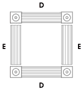 drawing Window trim with rosettes and fluted casing