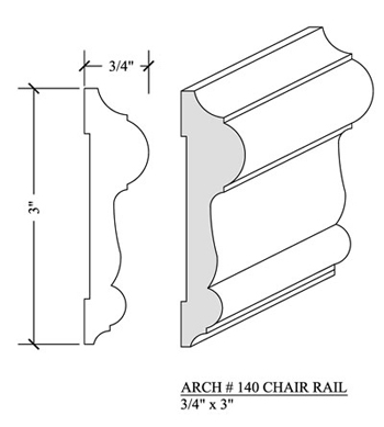 Chair Rail # 140