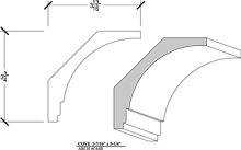 Cove Arch Moulding